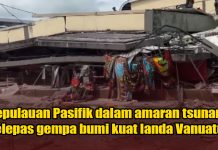 Kepulauan Pasifik dalam amaran tsunami selepas gempa bumi kuat landa Vanuatu